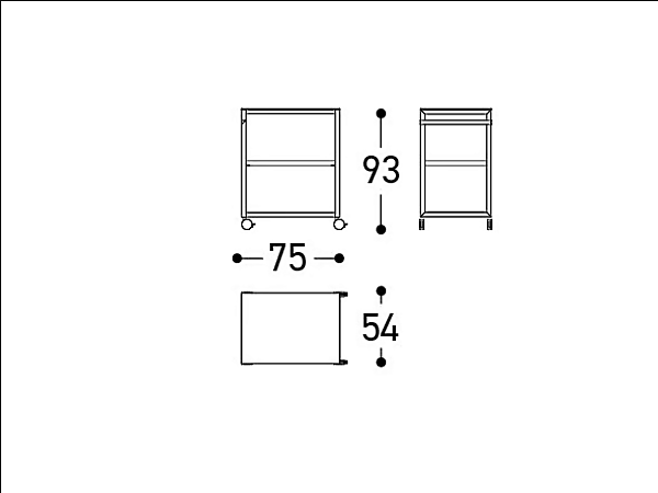 Алюминиевый садовый тележка для уличной кухни VARASCHIN 25230 фабрика VARASCHIN из Италии. Фото №8