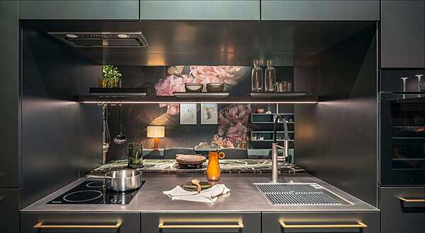 Кухня итальянская современная CESAR CUCINE Unit Pocret NEWS EUROCUCINA Composition Two фабрика CESAR CUCINE из Италии. Фото №5