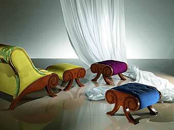 Пуф CARPANELLI Glamour  PO22 фабрика CARPANELLI из Италии