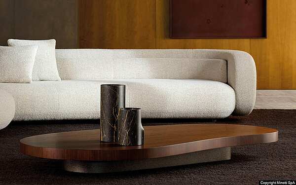 Журнальный стол  MINOTTI Bézier Coffee Table  фабрика Minotti из Италии. Фото №8
