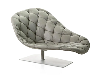 Шезлонг с обитой спинкой из ткани MOROSO Bohemian 036 Шезлонг с обитой спинкой из ткани MOROSO Bohemian 036 фабрика Moroso из Италии