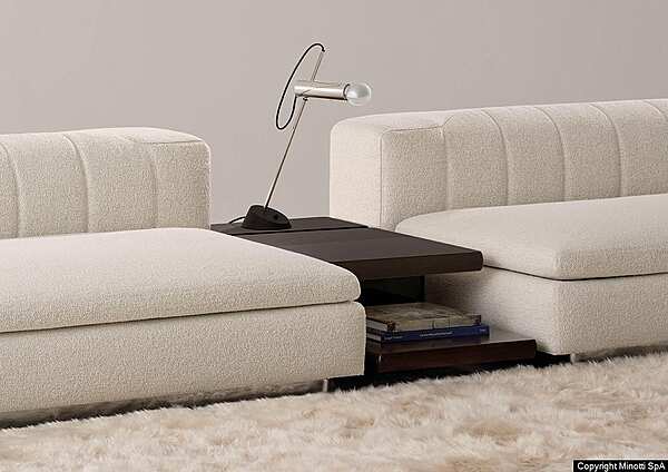 Журнальный стол MINOTTI Stage  фабрика Minotti из Италии. Фото №3