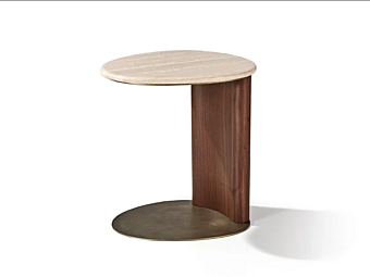 Круглый мраморный кофейный столик NATURE DESIGN Drop фабрика NATURE DESIGN  (FRANCO MARIO) из Италии