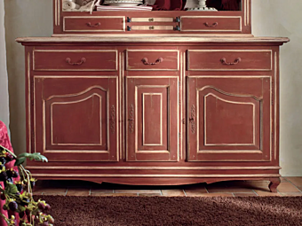 Сторонний буфет из массива дерева с дверцами и ящиками Interiors Italia PR103