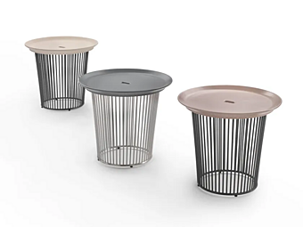 Круглый кофейный стол из дерева FLEXFORM Berry фабрика FLEXFORM из Италии