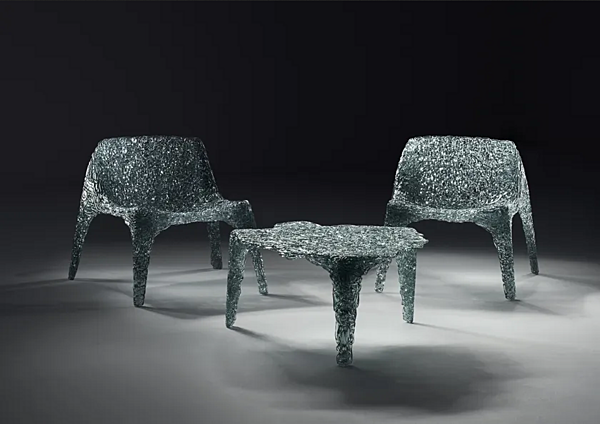 Кресло из поликарбоната с подлокотниками Edra  Veronica фабрика EDRA из Италии. Фото №2