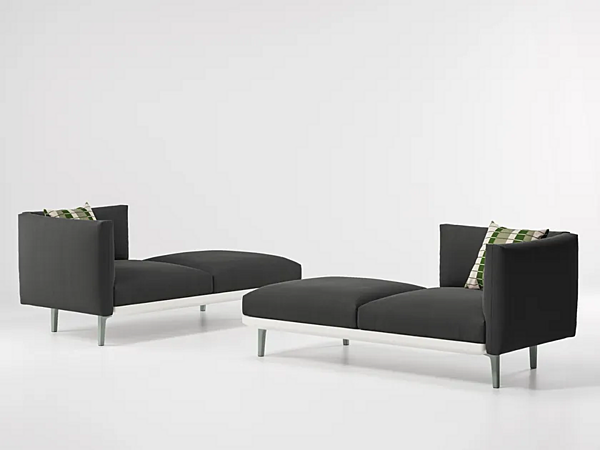 Модульный садовый диван из ткани BOMA KETTAL KS2501200 фабрика KETTAL из Италии. Фото №8