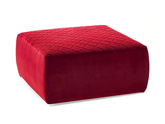 Квадратный пуф из кожи Eforma  Willy фабрика Eforma из Италии