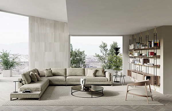 Настенная книжная полка из дерева Frigerio AMY 16700+16701+16702 фабрика Frigerio из Италии. Фото №2