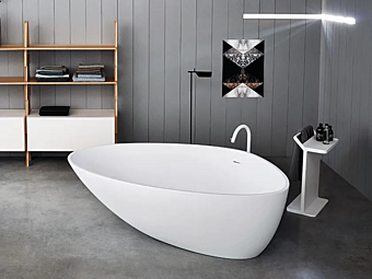 Ванна напольная из материала Cristalplant AGAPE DROP фабрика Agape из Италии