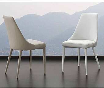 Стул из массива дерева, металла и эко-кожи ARREX A240