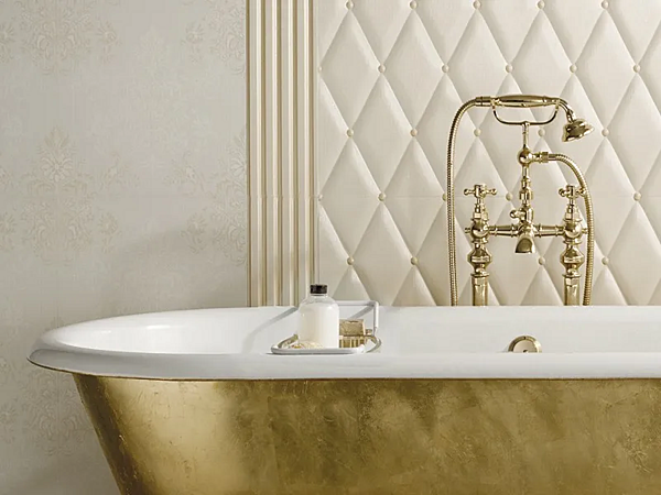 Напольная ванна с ручным душем в антикварном стиле Gentry Home фабрика Gentry Home из Италии. Фото №5