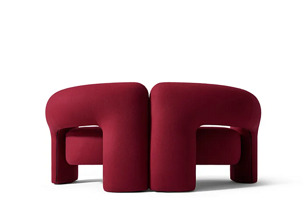 Диван с обитой спинкой на два места из ткани CASSINA Dudet фабрика CASSINA из Италии. Фото №2