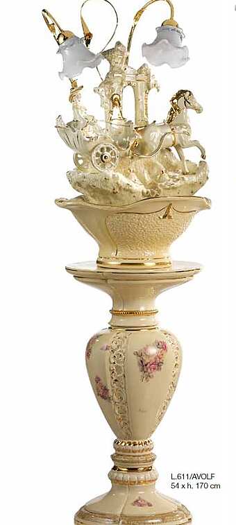 Напольная лампа LORENZON Arte e Ceramica L.611/AVOLF