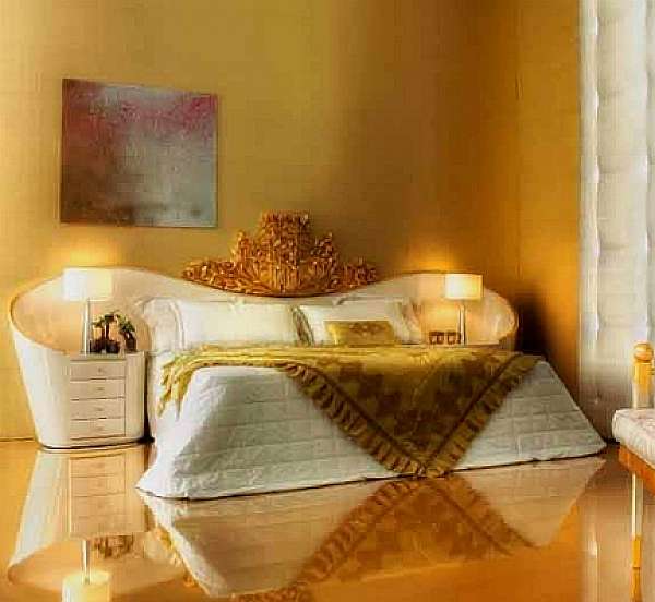 Кровать ASNAGHI INTERIORS AID01101 фабрика ASNAGHI INTERIORS из Италии. Фото №1