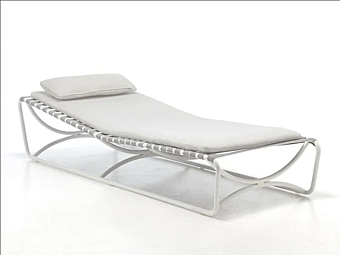 Шезлонг из порошково окрашенного алюминия Gervasoni Inout 884 фабрика Gervasoni из Италии