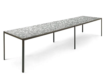 Садовый стол с мраморной столешницей GIORGETTI ALDIA фабрика GIORGETTI из Италии