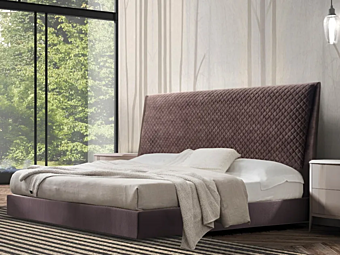 Двуспальная кровать с обитой спинкой Apollo CASA +39 KR522 A0001, A0006
