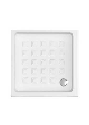 Угловой квадратный душевой поддон из акрила Gentry Home  Aurora фабрика Gentry Home из Италии