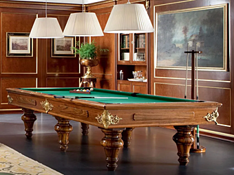 Прямоугольный деревянный бильярдный стол MODENESE GASTONE 13601 фабрика MODENESE GASTONE из Италии