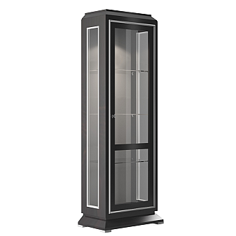 Витрина из массива дерева и стекла DECORA ( LCI STILE) D0240 фабрика DECORA ( LCI STILE) из Италии