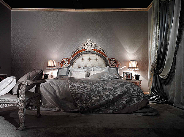 Кровать ASNAGHI INTERIORS L11301 фабрика ASNAGHI INTERIORS из Италии. Фото №1