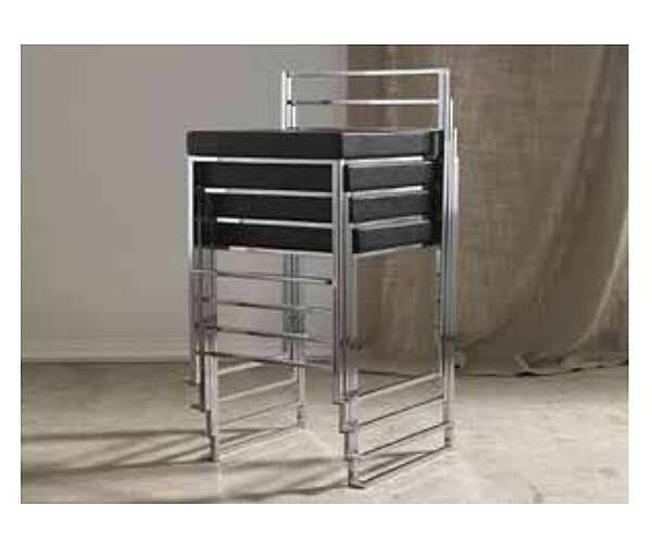 Стул барный из металла и эко-кожи ARREX A557/6 фабрика ARREX из Италии. Фото №2