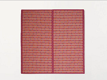 Квадратный ковер ручной работы из шерсти PAOLA LENTI Orto TAOT01 фабрика PAOLA LENTI из Италии