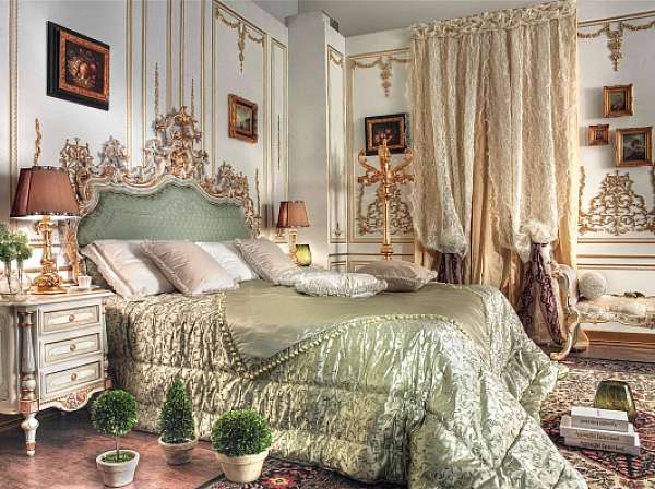 Кровать ASNAGHI INTERIORS GD8501 фабрика ASNAGHI INTERIORS из Италии. Фото №1