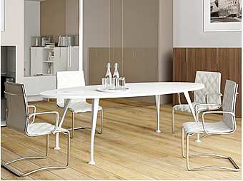 Стол обеденный DELLA ROVERE Segno D234852 фабрика DELLA ROVERE из Италии