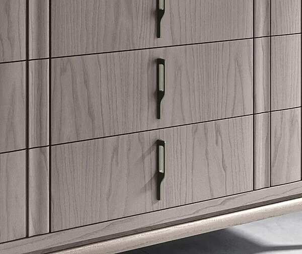 Комод из массива дерева и металла с 3 ящиками BELLUTTI 1301T фабрика BELLUTTI из Италии. Фото №3
