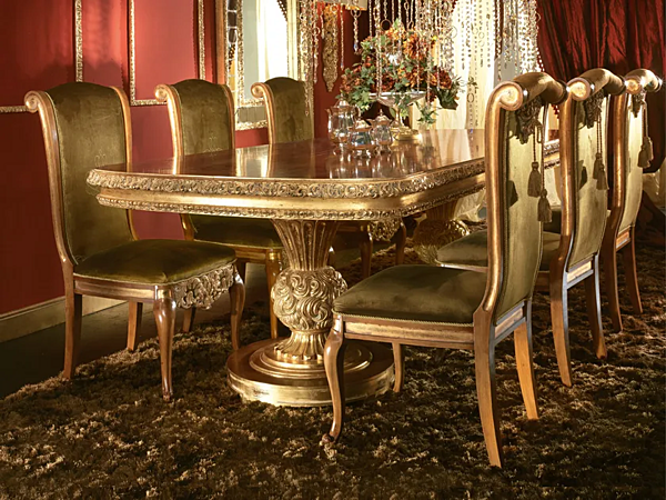 Стул с обивкой из ткани A.R.ARREDAMENTI SRL Royal 710 фабрика A.R.ARREDAMENTI SRL из Италии. Фото №2