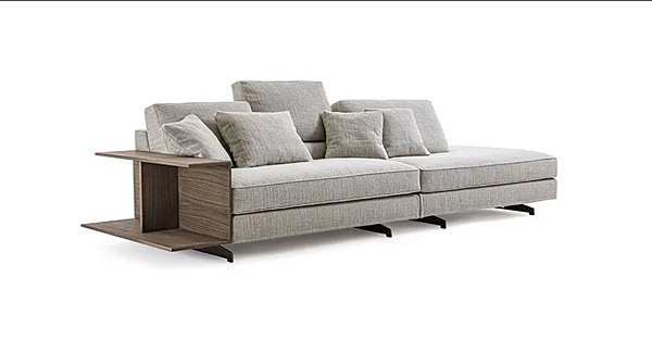 Секционный диван с обивкой из ткани Frigerio Davis Book 12138 фабрика Frigerio из Италии. Фото №7