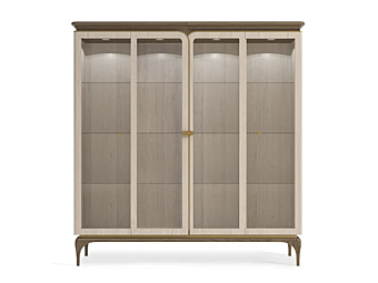 Витрина из дерева с стеклянными дверцами AR INTERIORS Alexander A12 фабрика AR Interiors из Италии
