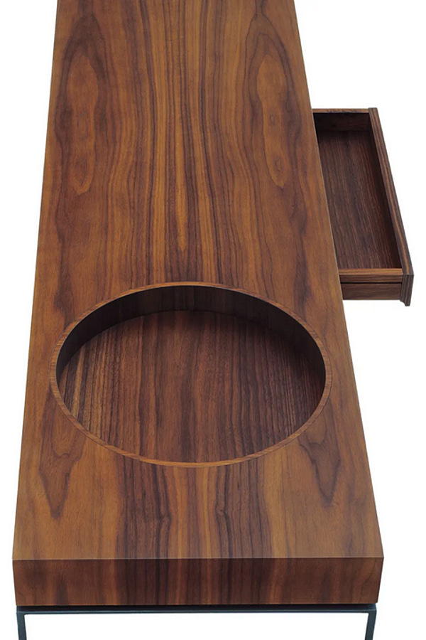 Прямоугольный консольный стол из дерева с ящиками GIORGETTI AEI 60003, 60008, 60009 фабрика GIORGETTI из Италии. Фото №4