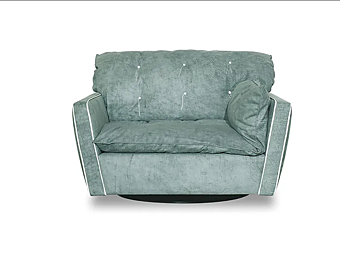 Кресло с мягкой спинкой из кожи BAXTER Sorrento фабрика BAXTER из Италии