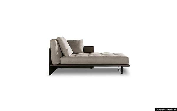 Кушетка MINOTTI Luggage "Chaise-Longue" фабрика Minotti из Италии. Фото №1