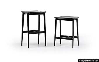 Стул MINOTTI Fynn "Stool" фабрика Minotti из Италии