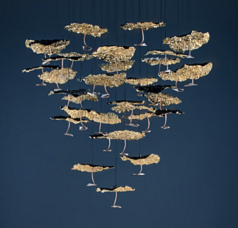 Подвесной Светильник CATELLANI&SMITH Gold Luna Chandelier