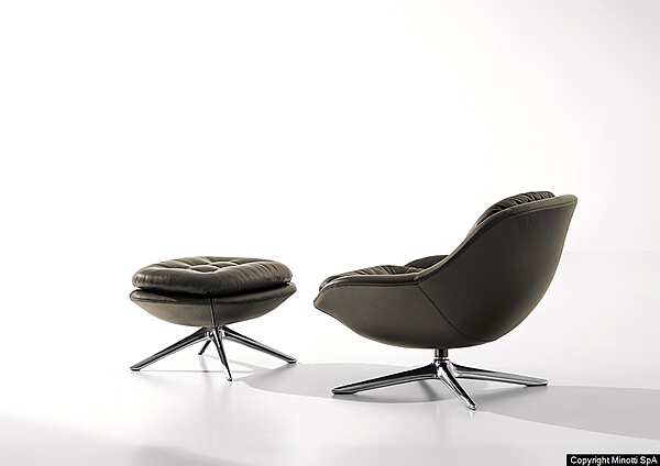 Кресло MINOTTI Kendall фабрика Minotti из Италии. Фото №2