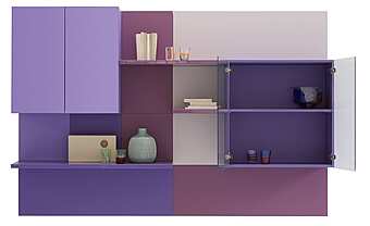 Стенка IL LOFT Mobili - Wooden Furnitures PIE12 Стенка IL LOFT Mobili - Wooden Furnitures PIE12 фабрика IL LOFT из Италии