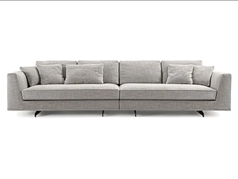 Секционный диван с removable cover из ткани Frigerio Davis Free 12109