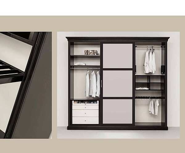 Шкаф из массива дерева с отделкой из металла DECORA ( LCI STILE) GA001. GA002 фабрика DECORA ( LCI STILE) из Италии. Фото №4