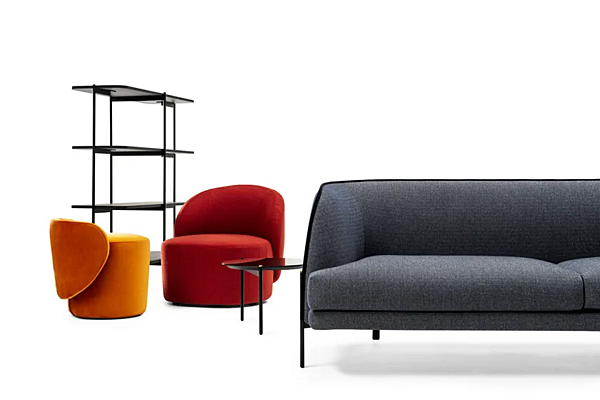 Открытая напольная книжная полка из дерева Liu Jo Living Collection Caillou фабрика Liu Jo Living Collection из Италии. Фото №9