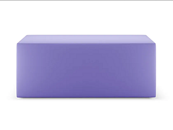 Прямоугольный пуф из ткани с обивкой Adrenalina PAN POUF RECTANGULAR HIGH