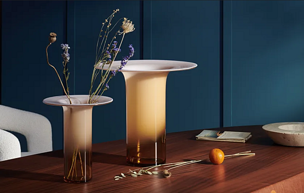 Ваза из blown glass Silvan CASSINA 08801, 08802, 08811, 08812 фабрика CASSINA из Италии. Фото №3