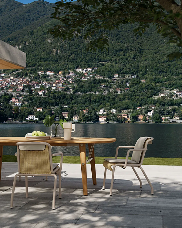 Складной садовый стол из тика KETTAL коллекции Lipari KSB201000, KSB201100 фабрика KETTAL из Италии. Фото №3