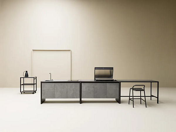 Алюминиевый садовый тележка для уличной кухни VARASCHIN 25230 фабрика VARASCHIN из Италии. Фото №7