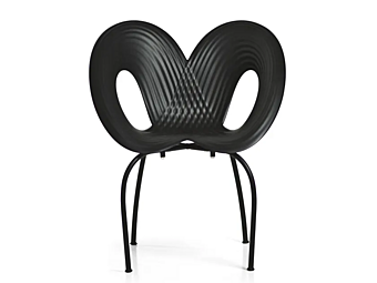 Стул из полипропилена с возможностью штабелирования MOROSO Ripple chair 050  фабрика Moroso из Италии