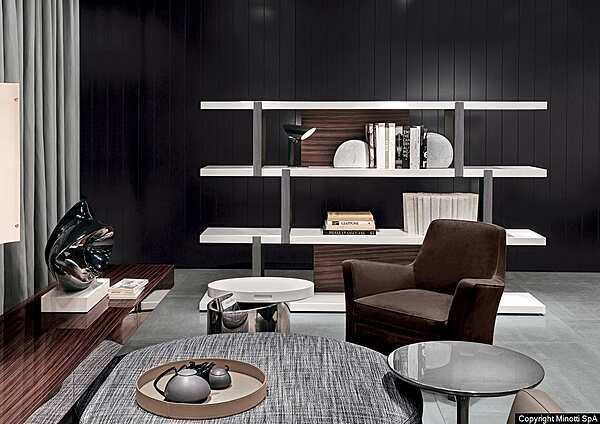 Стеллаж MINOTTI Dalton фабрика Minotti из Италии. Фото №6